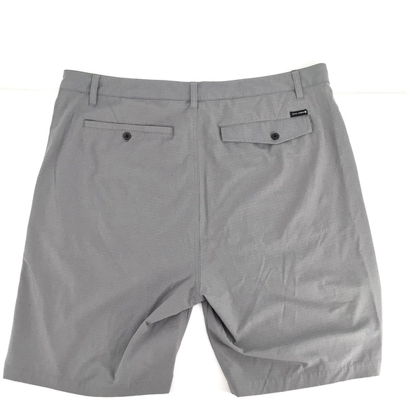 Ocean Current Men's Hybrid Gray Flat Front Shorts Size 40 - Picture 7 of 7